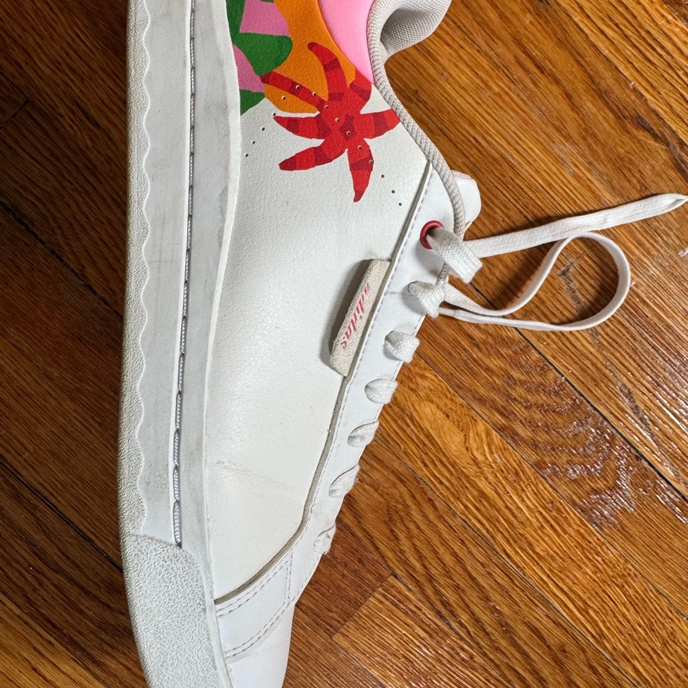 Adidas x Farm Rio Limited Edition Court Silk Sneakers - Picture 3 of 7